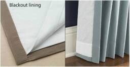Blackout Curtain Lining, Full Privacy, Protect Your From Sun, Prolong Drapery Fabric Lifespan & Look More Substantial - thumbnail 1
