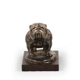 Bulldog, Dog Wooden Base Statue, Limited Edition, Artdog - thumbnail 2