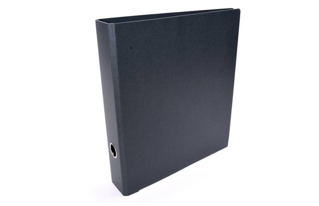 A4 Black Binder With Edge Protection, Ring For Office & Archive, Made in Germany - image 1