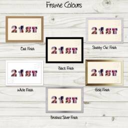 21st Photo Frame Word Birthday Signing Special Gift Signing-870D By Photos in A Word - thumbnail 2