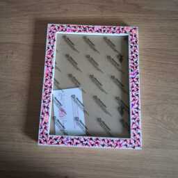Hot Pink & Purple Flamingo Glitter Photo Frame 6 X 8 Inches - thumbnail 3