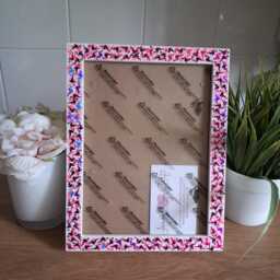 Hot Pink & Purple Flamingo Glitter Photo Frame 6 X 8 Inches - thumbnail 4