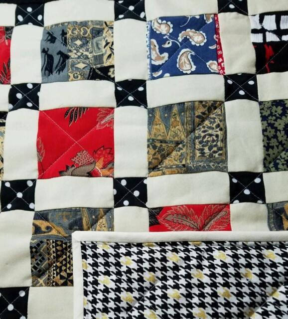 Memory Blanket/Remembrance Quilt Tee Shirt Blanket T-Shirt Blanket/ Clothing Tie - image 1