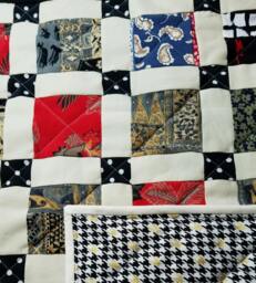 Memory Blanket/Remembrance Quilt Tee Shirt Blanket T-Shirt Blanket/ Clothing Tie - thumbnail 1