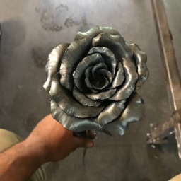 Handmade Metal Rose - thumbnail 2