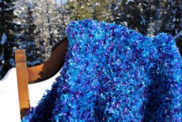Hand Crocheted Icy Elegance Throw