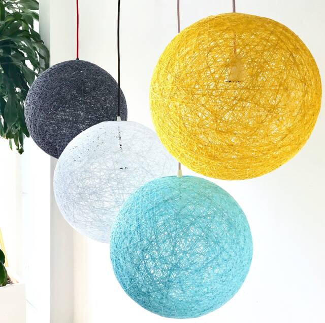 Giant Globe Pendant Light, Plug in Large Lamp, Pendant Lighting, Globe Hanging Ceiling Lighting - Sphere - image 1