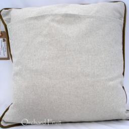 Autumn Maple Leaves & Seeds Cushion - Embellished With Sun Printing, Applique Free-Motion Embroidery - thumbnail 3