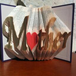 Mother - Folded Book Art Fully Customizable, Mom, Mother's Day - thumbnail 4