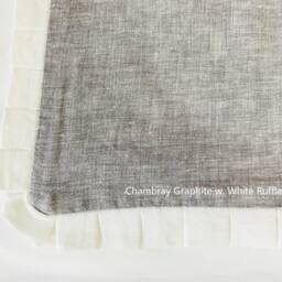 Linen Pillow Sham With Box Pleats & Piping, 80+ Choices, All Sizes, Square, Lumbar - thumbnail 4