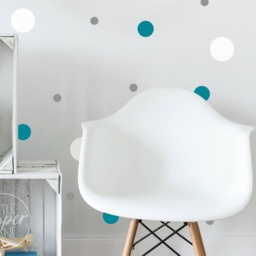 Polka Dots - Vinyl Wall Decals 3 Sizes + Colours Round Circles Spots Stickers 168 Pack Baby Boys Girls Nursery Kids Teens Room D??cor - thumbnail 3