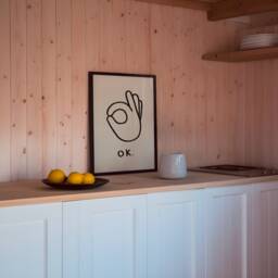 Ok Unframed Print - Hand Gesture Poster Eclectic Prints Art For Living Room Minimalistic Drawn Decor Minimal - thumbnail 3