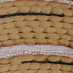 Handmade Ceramic Rustic Wall Sconce Earthy Tone Textured Light - thumbnail 2
