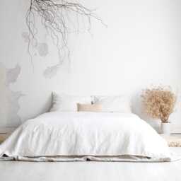 Heavy Italian Linen Duvet Cover, Stonewashed Soft Touch, Zipper Or Corozo Buttons - thumbnail 2