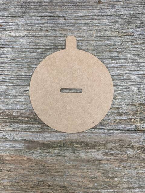 Blank Candle Dust Cover Recycled Brown Paper, Wooden Wick Slot - image 1