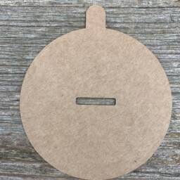 Blank Candle Dust Cover Recycled Brown Paper, Wooden Wick Slot - thumbnail 2