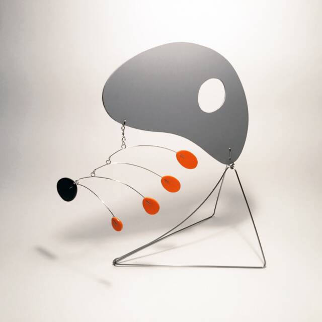 Modern Art Stabile Sculpture Mobile Table Top Kinetic Decor Guypod Home Mcm - image 1