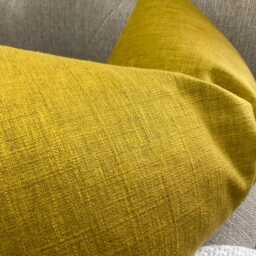 "Cotton Blend Cushion Cover, Lumbar Pillow Cover 12"" X 20" - thumbnail 3