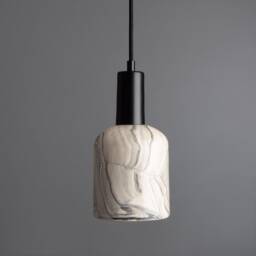 Osier Marbled Ceramic Pendant Light 4.5'' Ip20