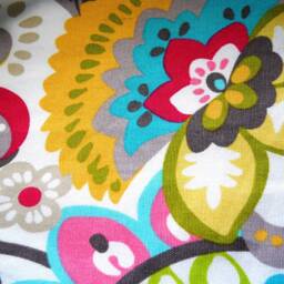 Window Valances, Kitchen Curtains, Treatments Covering Coverings, Topper Pink, Green Yellow - thumbnail 2