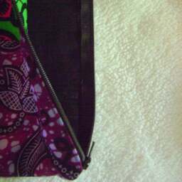 African Fabric Cotton 9 Patch 13.5 In. By Pillow Cover - thumbnail 3