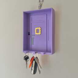 Friends Monica Door Inspired Key Holder Hook Wall Art Decoration - thumbnail 3