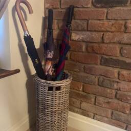 Natural Rattan Umbrella Stand - thumbnail 2
