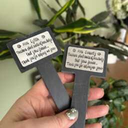 Thank You Plant Gift Marker Slate Label Tag By Little Jenny Wren - thumbnail 2