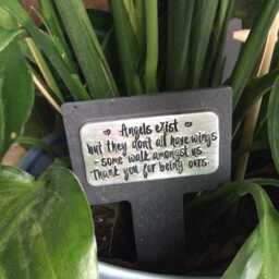 Thank You Plant Gift Marker Slate Label Tag By Little Jenny Wren - thumbnail 3