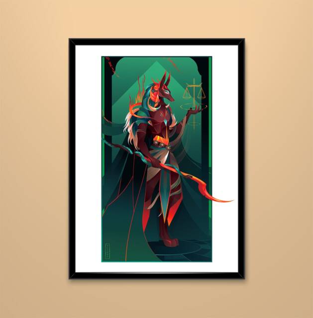 Art Print ~ Anubis - Ii Gods Of Egypt - image 1