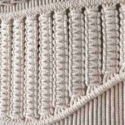 Large Macrame Wall Decor, Abstract Boho Art, Hanging For Living Room, Textile Bohemian Headboard Tapestry - thumbnail 4