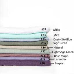 Softened Linen Pillowcase, Pillow Cover, Cases Available in 40 Colours, Covers 36 Sizes - thumbnail 4