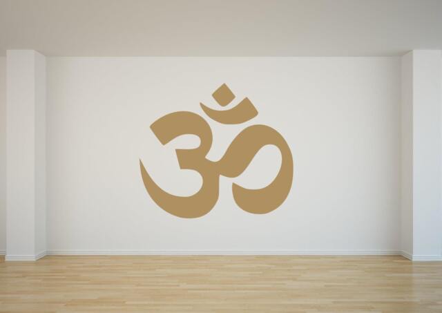 Ohm Wall Decal - Art -Ohm Sign Symbol Yoga Vinyl Meditation -Meditation - image 1