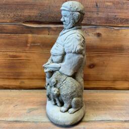 Stone Garden Black Smith Metal Worker Figure Victorian Tradesman Statue Ornament - thumbnail 3