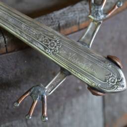 Lizard Silveware Sculpture Vintage Silverplated Metal Silverware Animal - thumbnail 4