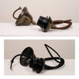 Handmade Black Ceramic Pendant Light Modern Wabi Sabi Chandelier - thumbnail 4