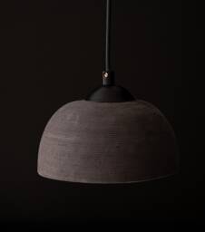 Handmade Black Ceramic Pendant Light Modern Wabi Sabi Chandelier - thumbnail 1