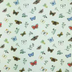 Custom Roman Blind - Emma Lawrence Flutter & Fern Willow , Made To Measure Window Treatment - thumbnail 3