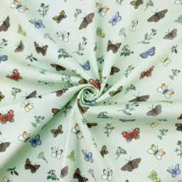 Custom Roman Blind - Emma Lawrence Flutter & Fern Willow , Made To Measure Window Treatment - thumbnail 2