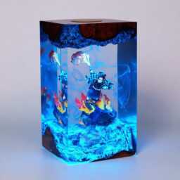 Premium Flame Warrior Resin Lamp - Anime-Inspired Led Night Light - Handcrafted Demon Fight Otaku Room Decor & Collector Gift