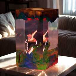 Premium Flame Warrior Resin Lamp - Anime-Inspired Led Night Light - Handcrafted Demon Fight Otaku Room Decor & Collector Gift - thumbnail 4