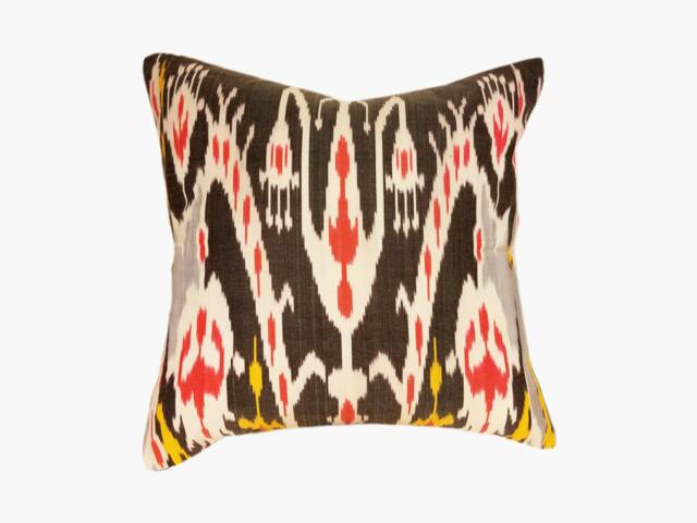 Hand Dyed Ikat Pillow Cover - image 1