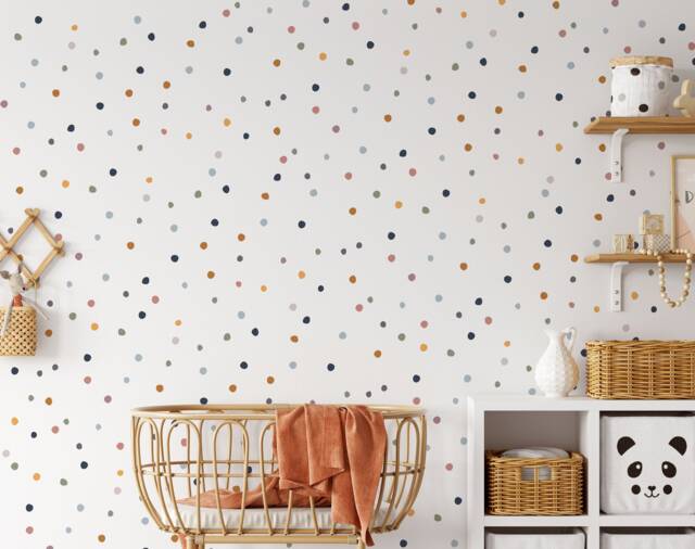 150 Mini Boho Chic Wall Stickers, Art, Home Decor, Nursery Kids Art - image 1