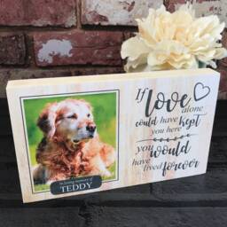 Dog Memorial Gift, Memorial, Pet Frame, Plaque, Photo Picture Cat - thumbnail 3