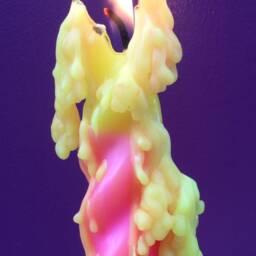 Beeswax Twisted Taper Candles Gift Set Mystery Colors, Hand-Dipped - thumbnail 3
