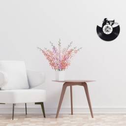 33 Rpm Vinyl Record Clock Trumpet Player Theme - thumbnail 4