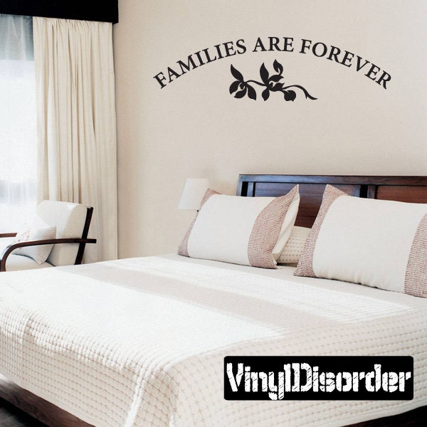 Families Are Forever - Vinyl Wall Decal Quotes Sticker Fa044Familiesarei7Et - image 1