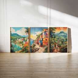 Set Of 3 Haiti Posters, Travel Prints, Caribbean Wall Art Set, Haitian Landscape Island Decor, Gift - thumbnail 2
