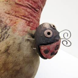 Ceramic Pear & Ladybug - thumbnail 2