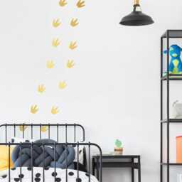 Dinosaur Footprint Wall Decals Kids Room Dino Decor - thumbnail 4
